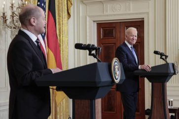 Sholz et Biden