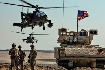 Des forces US à l'est de la Syrie.